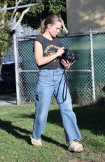 KRISTEN BELL Out and About in Los Angeles 12/01/2023