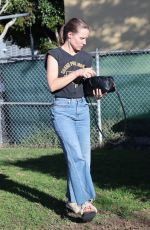 KRISTEN BELL Out and About in Los Angeles 12/01/2023