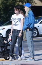 KRISTEN STEWART and DYLAN MEYER Out for Lunch in Los Feliz 12/24/2023