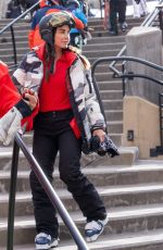 KYLE RICHARDS Hits Aspen Slopes with Ski Instructor 12/23/2023