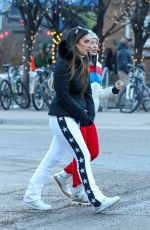 KYLE RICHARDS Out with Her Daughters in Aspen 12/27/2023