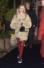 LADY MARY CHARTERIS Arrives at The Broadwick Soho Hotel in London 12/20/2023