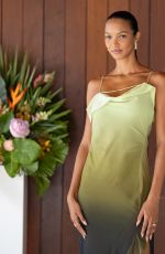 LAIS RIBEIRO at Iintimate Art Basel Luncheon with Vogue100 in Miami 12/04/2023