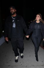 LARSA PIPPEN and Marcus Jordan on a Dinner Date at Catch Steak House in West Hollywood 12/23/2023