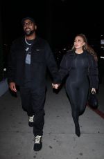 LARSA PIPPEN and Marcus Jordan on a Dinner Date at Catch Steak House in West Hollywood 12/23/2023