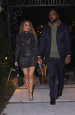 LARSA PIPPEN and Marcus Jordan on a Dinner Date at Chateau Zz in Miami Beach 12/30/2023