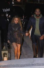 LARSA PIPPEN and Marcus Jordan on a Dinner Date at Chateau Zz in Miami Beach 12/30/2023