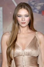 LARSEN THOMPSON at Rebel Moon – Part One: A Child of Fire Premiere in Hollywood 12/13/2023