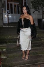 LATEYSHA GRACE Arrives at The House of CB Christmas Party in London 11/29/2023