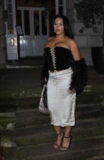 LATEYSHA GRACE Arrives at The House of CB Christmas Party in London 11/29/2023
