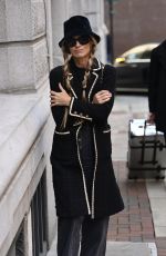 LAURA BAILEY Arrives at Stock Exchange Hotel in Manchester 12/08/2023
