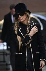 LAURA BAILEY Arrives at Stock Exchange Hotel in Manchester 12/08/2023