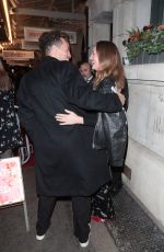 LAURA HADDOCK Arrives at The Motive and the Cue Press Night in London 12/18/2023