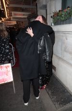 LAURA HADDOCK Arrives at The Motive and the Cue Press Night in London 12/18/2023