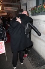 LAURA HADDOCK Arrives at The Motive and the Cue Press Night in London 12/18/2023
