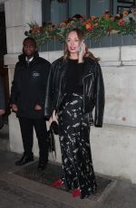 LAURA HADDOCK Arrives at The Motive and the Cue Press Night in London 12/18/2023