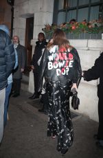 LAURA HADDOCK Arrives at The Motive and the Cue Press Night in London 12/18/2023