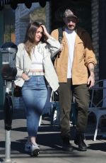 LAUREN PARSEKIAN Out for Lunch with a Friend in Los Feliz 12/05/2023