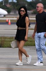 LAUREN SANCHEZ and Jeff Besoz Arrives in Miami 12/23/2023