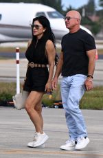 LAUREN SANCHEZ and Jeff Besoz Arrives in Miami 12/23/2023