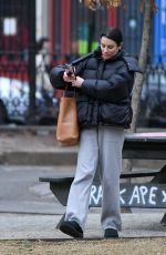 LEA MICHELE Out at a Park in New York 12/17/2023