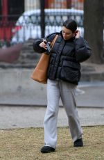 LEA MICHELE Out at a Park in New York 12/17/2023