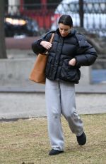 LEA MICHELE Out at a Park in New York 12/17/2023