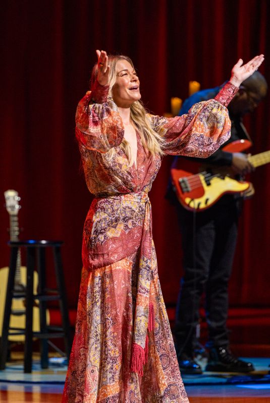 LEANN RIMES Performs at JOY The Holiday Tour in Miami 12/21/2023