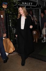 LESLIE MANN Leaves Giorgio Baldi in Santa Monica 12/20/2023