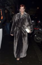 LILY ALLEN Arrives at Isabels in Mayfair 12/08/2023