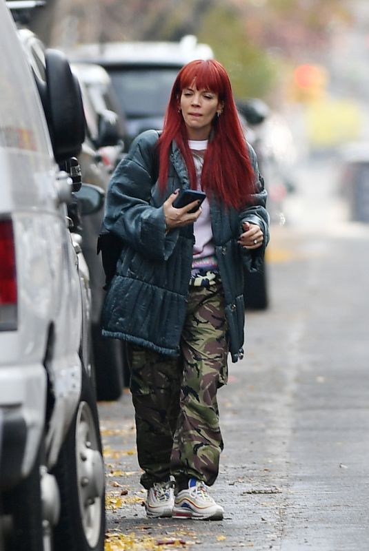 LILY ALLEN Out and About in New York 12/02/2023