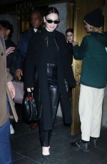 LILY JAMES Arrives at Kelly Clarkson Show in New York 12/18/2023