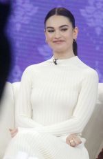LILY JAMES at Today Show in New York 12/18/2023