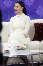 LILY JAMES at Today Show in New York 12/18/2023