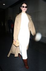 LILY JAMES Leaves Today Show in New York 12/18/2023