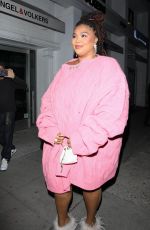 LIZZO Out for Dinner at Mr Chow in Beverly Hills 12/23/2023