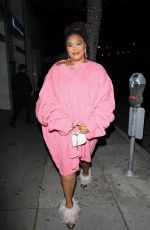 LIZZO Out for Dinner at Mr Chow in Beverly Hills 12/23/2023