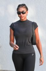 LORI HARVEY Leaves Her Pilates Session in Los Angeles 12/05/2023