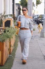 LORI HARVEY Stops by Kreation Organic Juicery in West Hollywood 12/05/2023