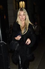 LOTTIE MOSS Leaves a Cabaret Club in London 12/20/2023