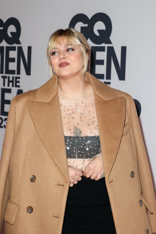 LOUANE EMERA at GQ Men of the Year Awards 2023 Photocall at Shangri La in Paris 11/30/2023