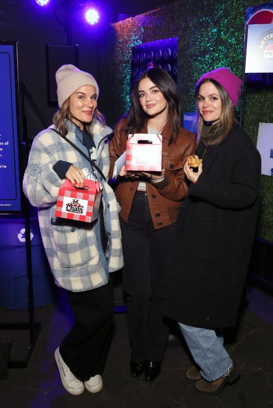 LUCY HALE at Chainfest Gourmet Food Festival VIP Night in Los Angeles 12/01/2023