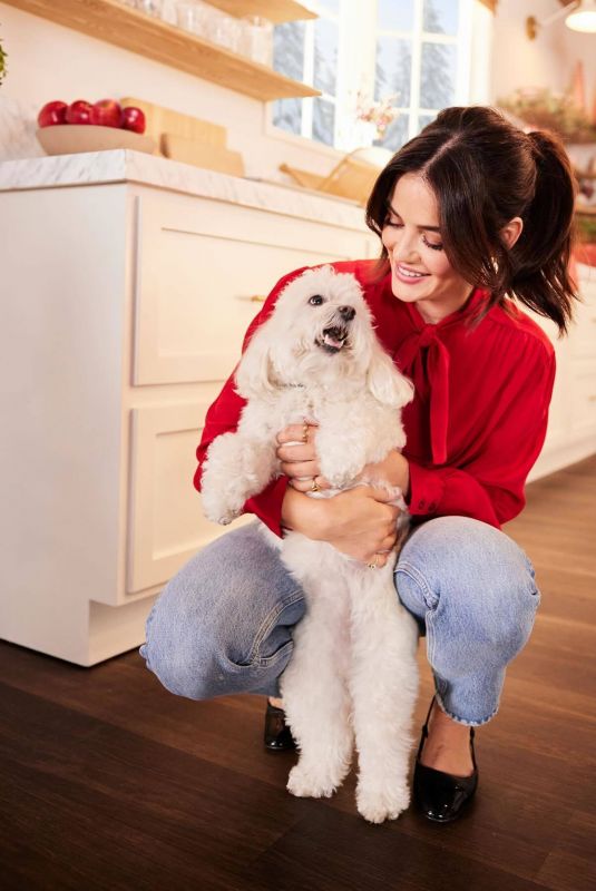 LUCY HALE for Petsmart Holiday Campaign 2023