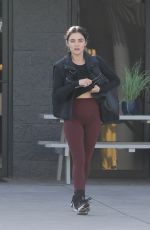 LUCY HALE Leaves a Gym in Los Angeles 12/28/2023