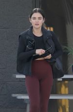 LUCY HALE Leaves a Gym in Los Angeles 12/28/2023