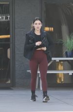 LUCY HALE Leaves a Gym in Los Angeles 12/28/2023