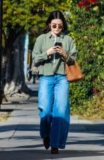 LUCY HALE Leaves All Time Cafe in Los Feliz 12/11/2023