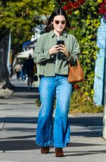 LUCY HALE Leaves All Time Cafe in Los Feliz 12/11/2023