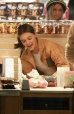 LUCY HALE Out for Grocery Shopping at Erewhon in Studio City 12/11/2023