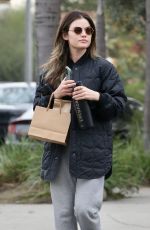 LUCY HALE Out for Last Minute Christmas Shopping in West Hollywood 12/23/2023
